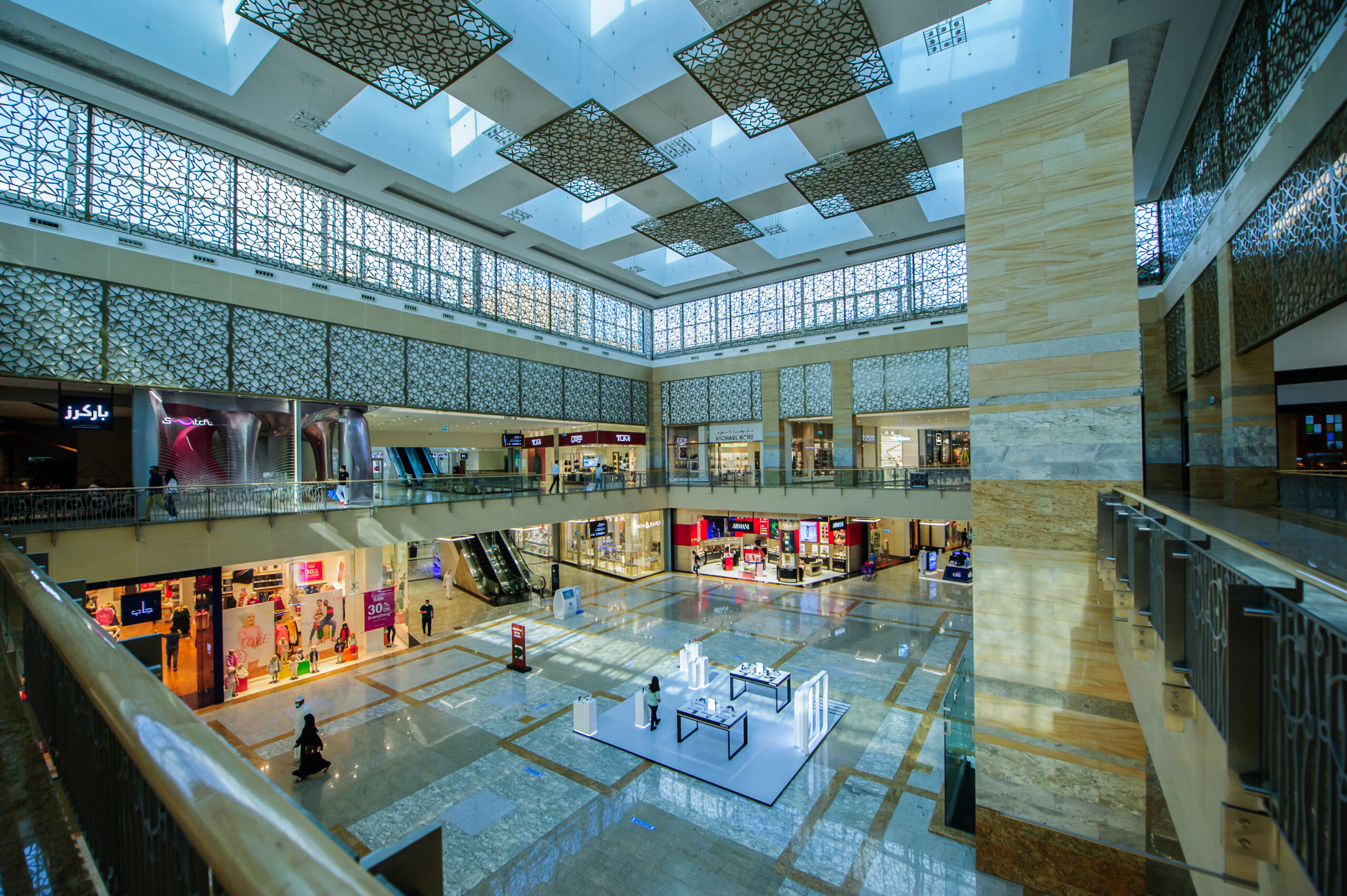 City Centre Mirdif in Dubai shopping mall has 400+ stores, food and entertainment facilities. The mall opened in 2010 and is run by Majid Al Futtaim Properties.